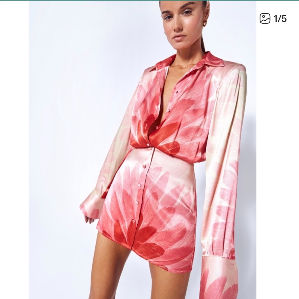 Alexis Vento Pink and Red Dress